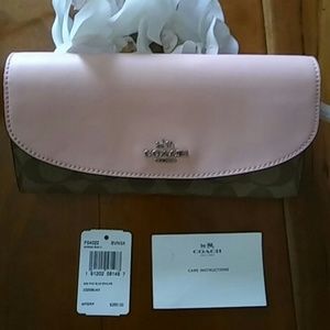 👜COACH signature slim wallet👜